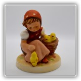 C50. "Chick Girl" Hummel figurine. TMK 6. 4.25"h - $8