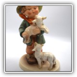 C48. "Shepherd's Boy" Hummel figurine with TMK's 1 and 2. Lamb's ear has been repaired. 6"h - $48