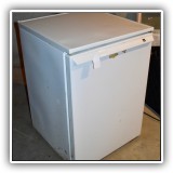 N03. General Electric Mini fridge. Some wear to finish. - $48