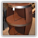F86. E&J wine barrel display shelf. - $150