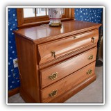 F40. Simmons Little Folks Furniture 3-drawer dresser. 34.5"h x 41"w x 17.5"d - $200