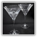 G29. Martini glasses. 4 Total. 8"h - $12 for the set.