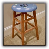 F70. Stool with painted top