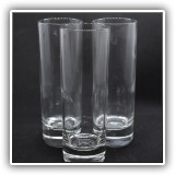 G03. Set of 3 glass vases. - $12