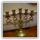 D76. Brass candelabra. - $28