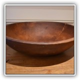 K19. Wooden bowl. - $12.5"