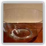 G07. Tiffany & Co. crystal bowl.  Small chip to rim. 5"h x 10"w - $18