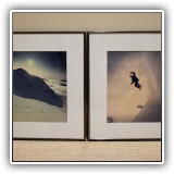 A44. Framed ski photos. - $15 each
