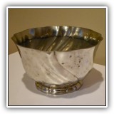 S10. Stieff Smithsonian Institue pewter bowl. 3.5"h x 6.25"w - $22