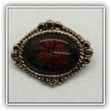 J36. Vintage Camco poinsettia pin. - $10